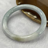 Type A Sky Blue Jade Jadeite Round Bangle 32.04g inner Dia 53.8mm 8.1 by 8.1mm - Huangs Jadeite and Jewelry Pte Ltd