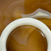 Type A Light Green and Lavender Jade Jadeite Bangle 62.74g inner Dia 57.9mm 12.7 by 8.7mm (Internal Lines) - Huangs Jadeite and Jewelry Pte Ltd