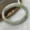 Type A Lavender and Green Jade Jadeite Oval Bangle 36.10g inner Dia 53.9mm 13.1 by 5.9mm (Slight Internal Line) - Huangs Jadeite and Jewelry Pte Ltd