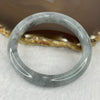 Type A Grey Wuji with Yellow Jadeite Bangle 40.93g inner Dia 52.5mm 10.5 by 7.9mm (Slight External Rough) - Huangs Jadeite and Jewelry Pte Ltd