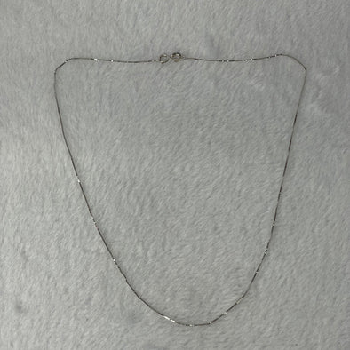 White gold hot sale chain thin