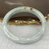 Type A Sky Blue, Red Yellow Jadeite Bangle 52.22g internal diameter 60.5mm 11.2 by 8.2mm - Huangs Jadeite and Jewelry Pte Ltd