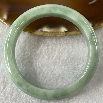Type A Full Green Jade Jadeite Bangle 47.81g inner Dia 54.3mm 11.6 by 7.7mm - Huangs Jadeite and Jewelry Pte Ltd