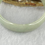 Type A Green Lavender Jadeite Bangle 28.40g inner diameter 52.4mm 14.3 by 4.0mm (slight external line) - Huangs Jadeite and Jewelry Pte Ltd