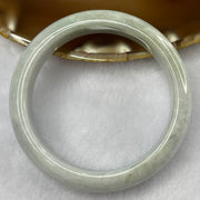 Type A Green and Lavender Jade Jadeite Bangle 53.62g inner Dia 53.5mm 13.8 by 7.9mm (Internal Line) - Huangs Jadeite and Jewelry Pte Ltd