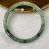 Type A Green Piao Hua Jade Jadeite Round Bangle 21.22g Inner diameter: 57.8mm Thickness: 6.7 by 6.7mm - Huangs Jadeite and Jewelry Pte Ltd