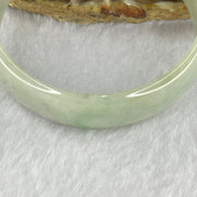 Type A Green Lavender Jadeite Bangle 28.40g inner diameter 52.4mm 14.3 by 4.0mm (slight external line) - Huangs Jadeite and Jewelry Pte Ltd