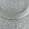 Type A Faint Lavender Jadeite Bangle (Close To Perfect) 28.88g Inner Dia 57.7mm 6.0 by 7.5mm - Huangs Jadeite and Jewelry Pte Ltd