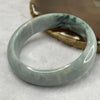 Type A Lavender and Green Piao Hua Jade Jadeite Bangle 60.66g inner Dia 55.3mm 15.6 by 7.8mm (Slight External Rough) - Huangs Jadeite and Jewelry Pte Ltd