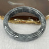 Type A Grey Wuji Jadeite Bangle 65.78g inner Dia 61.0mm 12.1 by 8.9mm - Huangs Jadeite and Jewelry Pte Ltd