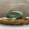Type A Icy Blueish Green Jade Jadeite Ring - 2.51g US 9 HK 20 Inner Diameter 19.2mm Thickness 4.9 by 2.8mm - Huangs Jadeite and Jewelry Pte Ltd