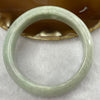 Type A Green Jade Jadeite Thick Bangle 89.75g inner Dia 58.5mm 19.4 by 8.4mm (External Rough) - Huangs Jadeite and Jewelry Pte Ltd