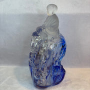 Liuli Crystal Monk Display 2,929g 158.0 by 122.0 by 255.0mm - Huangs Jadeite and Jewelry Pte Ltd
