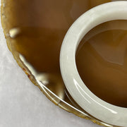 Type A Light Green and Lavender Jade Jadeite Bangle 62.74g inner Dia 57.9mm 12.7 by 8.7mm (Internal Lines) - Huangs Jadeite and Jewelry Pte Ltd