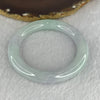 Type A Green Lavender Jadeite Bangle (Close to Perfect) 76.58g Inner Dia 58.8mm 11.4 by 11.7mm - Huangs Jadeite and Jewelry Pte Ltd