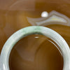 Type A Lavender and Green Jade Jadeite Bangle 55.33g inner Dia 55.2mm 13.3 by 8.0mm (Slight External Rough) - Huangs Jadeite and Jewelry Pte Ltd