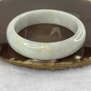 Type A Faint Lavender Jade Jadeite Bangle 55.81g inner Dia 54.7mm 14.8 by 7.3mm (Slight External Rough) - Huangs Jadeite and Jewelry Pte Ltd