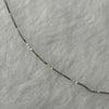 18K White Gold Chain Necklace 0.83g 40cm 0.5mm Made in Italy - Huangs Jadeite and Jewelry Pte Ltd