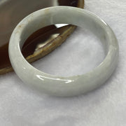 Type A Faint Lavender Jade Jadeite Bangle 55.81g inner Dia 54.7mm 14.8 by 7.3mm (Slight External Rough) - Huangs Jadeite and Jewelry Pte Ltd