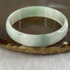 Type A Jelly Sky Blue with Green and Yellow Piao Hua Jade Jadeite Bangle 24.64g inner Dia 53.0mm 12.3 by 4.3mm (Internal Lines) - Huangs Jadeite and Jewelry Pte Ltd