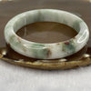 Type A Green, Lavender and Red Jade Jadeite Bangle 54.62g inner Dia 57.8mm 12.7 by 8.4mm (Slight External Rough) - Huangs Jadeite and Jewelry Pte Ltd