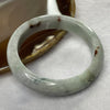 Type A Green, Lavender and Brown Jade Jadeite Bangle 47.09g inner Dia 52.5mm 12.3 by 7.8mm (External Rough) - Huangs Jadeite and Jewelry Pte Ltd