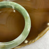 Type A Green and Lavender Jade Jadeite Bangle 49.37g inner Dia 56.2mm 10.5 by 8.7mm (Slight External Rough) - Huangs Jadeite and Jewelry Pte Ltd