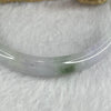 Type A Semi Icy Lavender Green Jadeite Bangle 29.39g inner diameter 54.4mm 10.6 by 5.7mm (external line) - Huangs Jadeite and Jewelry Pte Ltd
