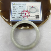 Type A Lavender Jade Jadeite Bangle 52.98g inner Dia 57.6mm 13.0 by 7.6mm (External Line) - Huangs Jadeite and Jewelry Pte Ltd