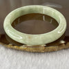 Type A Light Green with Red Patches Jade Jadeite Bangle 40.63g inner Dia 54.2mm 10.3 by 7.7mm (Internal Lines) - Huangs Jadeite and Jewelry Pte Ltd