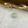ICY Type A Faint Green Jadeite Cabochon 4.35ct 11.1 by 9.5 by 4.4mm - Huangs Jadeite and Jewelry Pte Ltd
