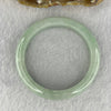 Type A Light Apple Green Jadeite Bangle 50.76g Inner Diameter 54.0mm 11.3 by 8.2mm (Ver Slight External Rough) - Huangs Jadeite and Jewelry Pte Ltd
