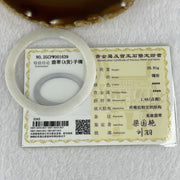 Type A Faint Lavender Jadeite Bangle (Close to Perfect) 29.81g Inner Dia 57.7mm 6.0 by 7.7mm - Huangs Jadeite and Jewelry Pte Ltd