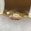 Opal 5.0 by 7.0 by 2.2mm (estimated) in 925 Silver Ring 1.53g - Huangs Jadeite and Jewelry Pte Ltd