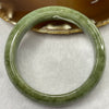 Type A Oily Green Jade Jadeite Bangle 69.19g inner Dia 57.1mm 15.1 by 8.7mm - Huangs Jadeite and Jewelry Pte Ltd