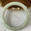 Type A Green Jade Jadeite Bangle 53.46g inner Dia 53.3mm 13.9 by 7.6mm (Internal Lines) - Huangs Jadeite and Jewelry Pte Ltd