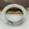 Type A Translucent Grey Wuji Jadeite Bangle 70.95g inner Dia 54.4mm 11.8 by 11.2mm - Huangs Jadeite and Jewelry Pte Ltd