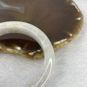 Type A semi icy lavender green yellow Jadeite bangle 52.63g inner diameter 54.6mm by 11.3 by 9.0mm (slight internal lines) - Huangs Jadeite and Jewelry Pte Ltd