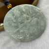 Type A Green Jade Jadeite Nezha Pendant - 35.54g 51.7 by 51.7 by 6.5 mm - Huangs Jadeite and Jewelry Pte Ltd