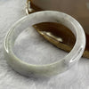 Type A Light Wuji Grey with Yellow Jade Jadeite Bangle 53.42g inner Dia 57.6mm 12.3 by 8.0mm (External Rough) - Huangs Jadeite and Jewelry Pte Ltd
