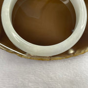 Type A Lavender Jade Jadeite Bangle 52.98g inner Dia 57.6mm 13.0 by 7.6mm (External Line) - Huangs Jadeite and Jewelry Pte Ltd