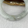 Type A Translucent Grey Wuji Jadeite Bangle 70.95g inner Dia 54.4mm 11.8 by 11.2mm - Huangs Jadeite and Jewelry Pte Ltd