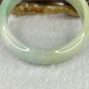 Type A Sky Blue Yellow Jadeite Bangle 48.93g inner diameter 53.6mm 13.3 by 5.5mm (slight internal line) - Huangs Jadeite and Jewelry Pte Ltd