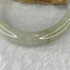 Type A Semi ICY Grey Wuji Green Jadeite Bangle 48.64g 51.8mm 11.2 by 8.4mm (slight external rough) - Huangs Jadeite and Jewelry Pte Ltd