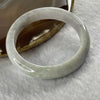 Type A Light Wuji Grey with Yellow Jade Jadeite Bangle 53.42g inner Dia 57.6mm 12.3 by 8.0mm (External Rough) - Huangs Jadeite and Jewelry Pte Ltd