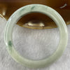 Type A Green Piao Hua Jade Jadeite Bangle 56.78g inner Dia 53.6mm 12.4 by 8.7mm (Slight External Rough) - Huangs Jadeite and Jewelry Pte Ltd