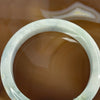 Type A Blue Jade Jadeite Bangle 48.93g inner Dia 56.6mm 11.7 by 7.8mm (External Rough) - Huangs Jadeite and Jewelry Pte Ltd