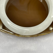 Type A Light Green and Lavender Jade Jadeite Bangle 62.74g inner Dia 57.9mm 12.7 by 8.7mm (Internal Lines) - Huangs Jadeite and Jewelry Pte Ltd