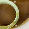 Type A Green and Yellow Jade Jadeite Bangle 47.32g inner Dia 56.1mm 13.5 by 7.4mm (Internal Lines) - Huangs Jadeite and Jewelry Pte Ltd