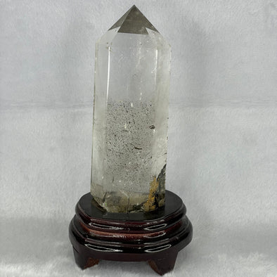 Natural Clear Quartz with Phantom Tower 891.5g 104.5 by 87.0 by 220.0mm - Huangs Jadeite and Jewelry Pte Ltd